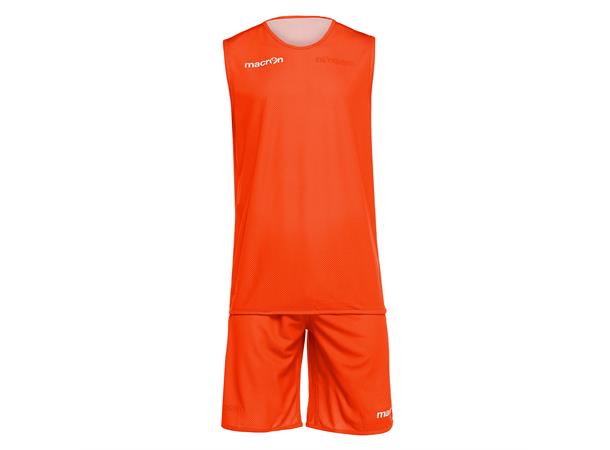 X400 Reversible Set ORA/WHT L Vendbart basketsett - Unisex 