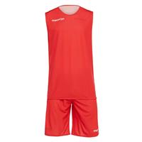 X400 Reversible Set RED/WHT XXS Vendbart basketsett - Unisex