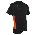 Defender Baseball Jersey BLK/ORA 3XL Enkel baseballdrakt