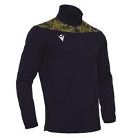 Tagus 1/4 Zip Top NAVY/GUL S Teknisk treningsgenser - Unisex