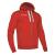 Motown Full Zip Hooded Jacket RED XXS Hettejakke i bomullsmiks 