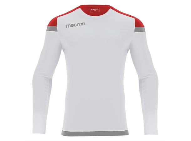 Titan Shirt Longsleeve WHT/RED XS Langarmet teknisk skjorte - Unisex 