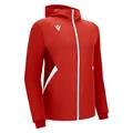 Tiamat Full Zip Hoody RED/WHT M Teknisk hettejakke - Unisex